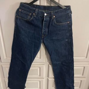 Skater style raw hem! Dope